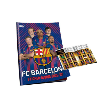 FC Barcelona matrica szett complete with album 2025/26