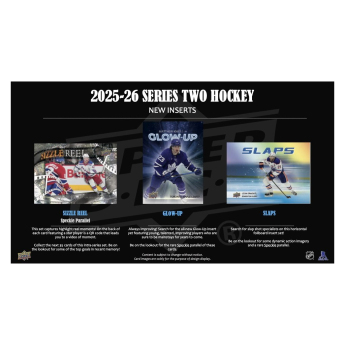 NHL dobozok NHL hokikártyák 2025-26 Upper Deck Series 2 Blaster Box