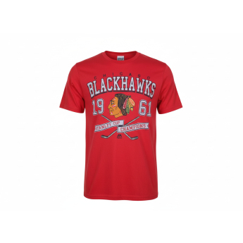 Chicago Blackhawks férfi póló Vintage red