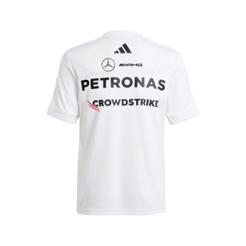Mercedes AMG Petronas gyerek póló white official Teamline Replica F1 Team 2025
