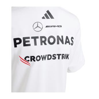 Mercedes AMG Petronas gyerek póló white official Teamline Replica F1 Team 2025