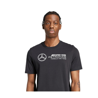 Mercedes AMG Petronas férfi póló Logo black F1 Team 2025