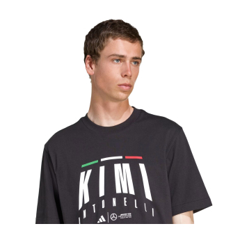 Mercedes AMG Petronas férfi póló Kimi Antonelli black F1 Team 2025