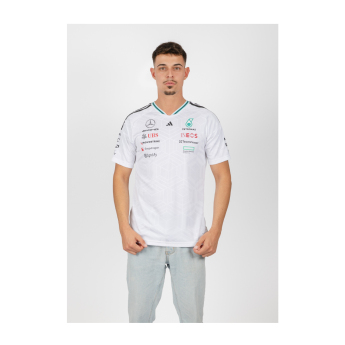 Mercedes AMG Petronas férfi póló white official Teamline Replica F1 Team 2026