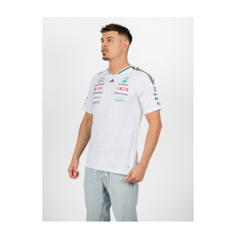 Mercedes AMG Petronas férfi póló white official Teamline Replica F1 Team 2026
