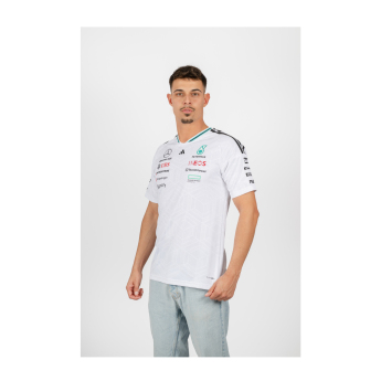 Mercedes AMG Petronas férfi póló white official Teamline Replica F1 Team 2026