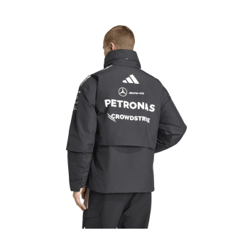 Mercedes AMG Petronas férfi kapucnis kabát Rain black F1 Team 2026