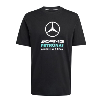 Mercedes AMG Petronas férfi póló Large Logo black F1 Team 2026