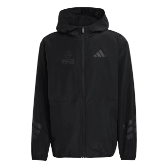 Mercedes AMG Petronas férfi kapucnis kabát Stealth black F1 Team 2026