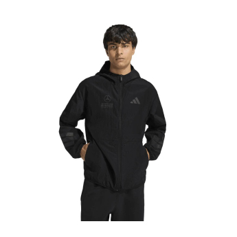 Mercedes AMG Petronas férfi kapucnis kabát Stealth black F1 Team 2026