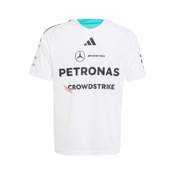 Mercedes AMG Petronas gyerek póló white official Teamline Replica F1 Team 2026