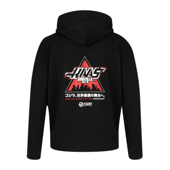 Haas F1 férfi kapucnis pulóver Godzilla black F1 Team 2026