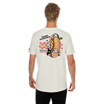 Chicago Blackhawks férfi póló US Edit white