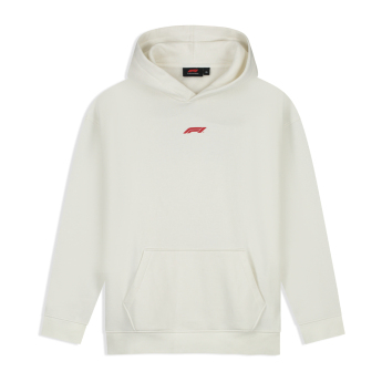 Forma 1 férfi kapucnis pulóver Racing Line white 2026