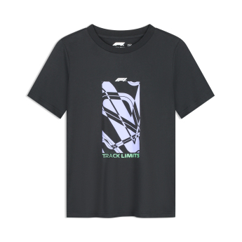 Forma 1 gyerek póló Track Limits black 2026