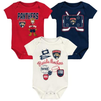 Florida Panthers rugdalózó Littlest Player 3Pk Creeper Se