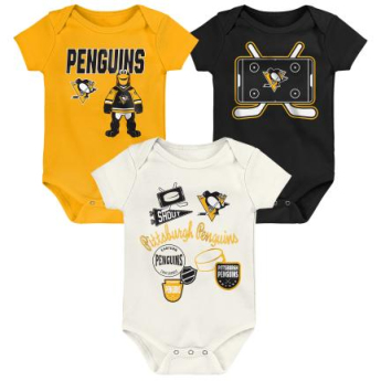 Pittsburgh Penguins rugdalózó Littlest Player 3Pk Creeper Se