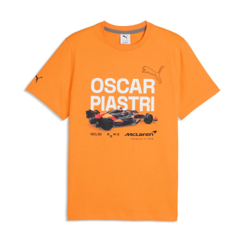 Mclaren Honda férfi póló Oscar Piastri orange F1 Team 2026