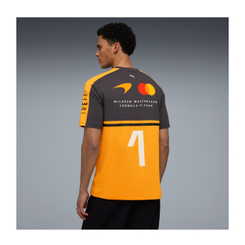 Mclaren Honda férfi póló Lando Norris #1 official Teamline Replica F1 Team 2026