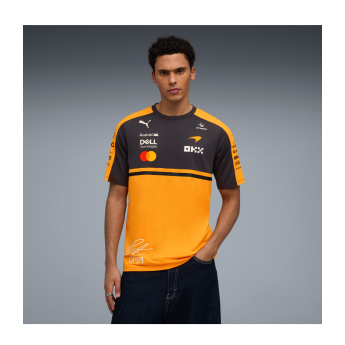 Mclaren Honda férfi póló Oscar Piastri #81 official Teamline Replica F1 Team 2026