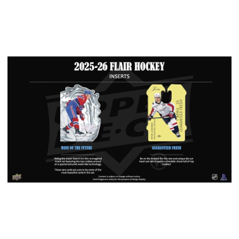 NHL dobozok NHL hokikártyák 2025-26 Upper Deck Flair Hockey Hobby Box