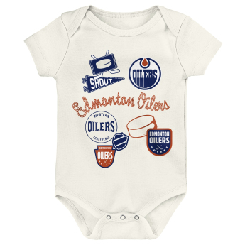 Edmonton Oilers rugdalózó Littlest Player 3Pk Creeper Se