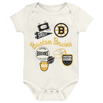 Boston Bruins rugdalózó Littlest Player 3Pk Creeper Se