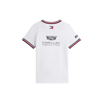 Cadillac F1 gyerek póló official Teamline Replica white F1 Team 2026