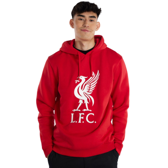 FC Liverpool férfi kapucnis pulóver Liverbird red