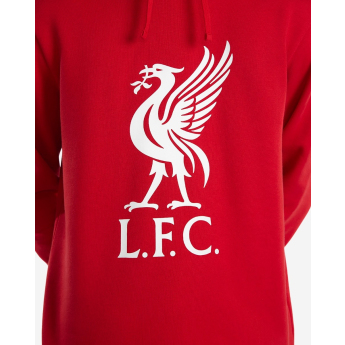 FC Liverpool férfi kapucnis pulóver Liverbird red