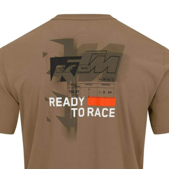 Red Bull KTM férfi póló logo adventure brown 2026