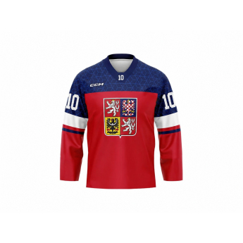 Jégkorong képviselet hoki mez Roman Červenka #10 CCM Fandres replica 2026 red