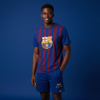 FC Barcelona férfi pizsama Short stripe