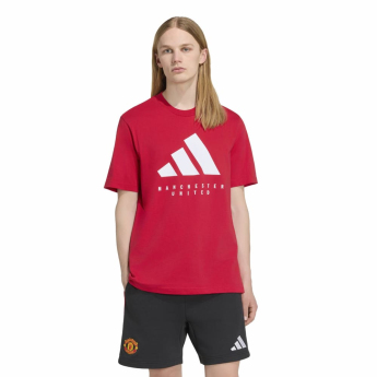 Manchester United férfi póló Graphic red