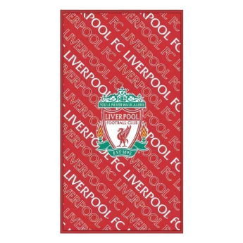 FC Liverpool fürdőlepedő Text