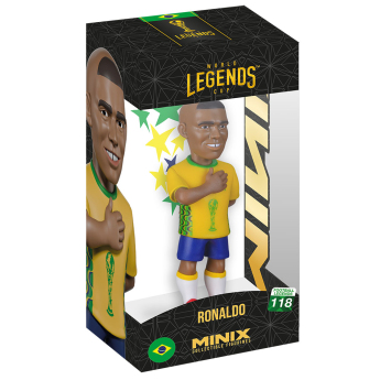 Labdarúgó válogatott bábu MINIX Legends Brazil Ronaldo