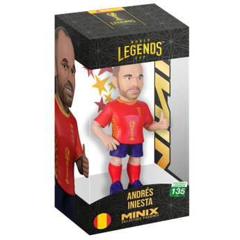 Labdarúgó válogatott bábu MINIX Legends Spain Iniesta