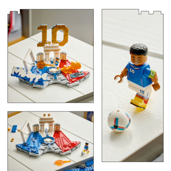 Kylian Mbappé építőkockák Editions 43013
