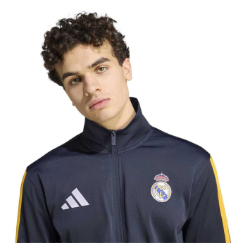 Real Madrid férfi kabát DNA Track navy