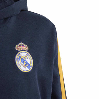 Real Madrid gyerek kapucnis pulóver Hoody navy