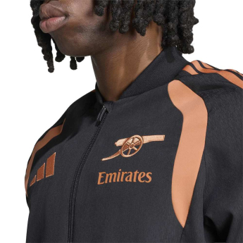 FC Arsenal férfi kapucnis kabát tiro presentation black