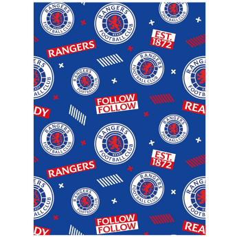 FC Rangers csomagolópapír Text Gift Wrap