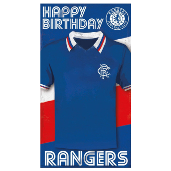 FC Rangers születésnapi köszöntő Shirt Birthday Card