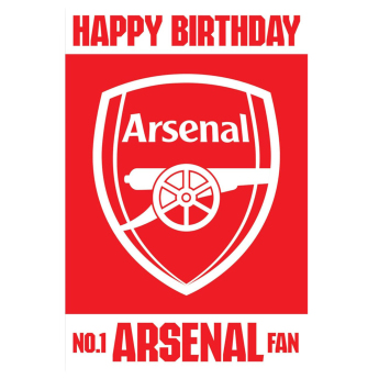 FC Arsenal születésnapi köszöntő Lenticular Birthday Card