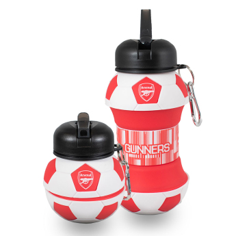FC Arsenal ivókulacs Collapsible Football Drinks Bottle