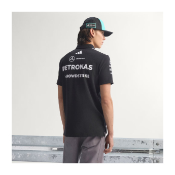 Mercedes AMG Petronas pólóing black official Teamline Replica F1 Team 2026