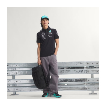 Mercedes AMG Petronas pólóing black official Teamline Replica F1 Team 2026