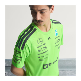 Mercedes AMG Petronas férfi póló Set Up green F1 Team 2026