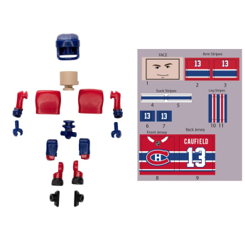 Montreal Canadiens bábu Cole Caufield #13 NHL Construct