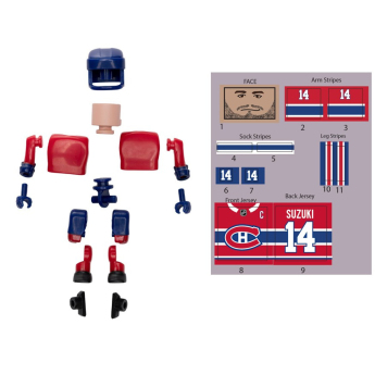 Montreal Canadiens bábu Nick Suzuki #14 NHL Construct